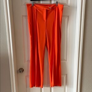 Vibrant Orange Women's Pants